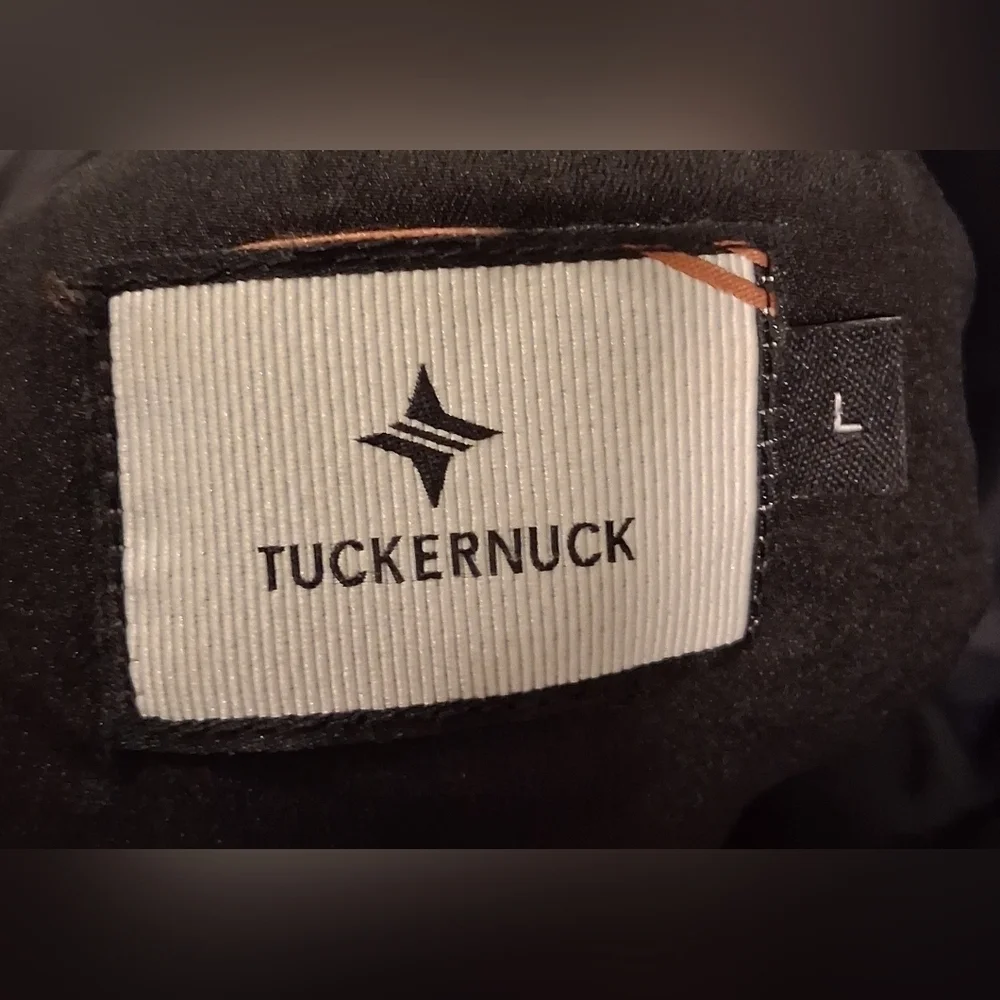 EUC Tuckernuck Jackson Black Puffer Quilt Waterproof Casual Winter Vest SZ L